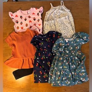 TODDLER GIRLS (4T) ROMPER & DRESS LOT